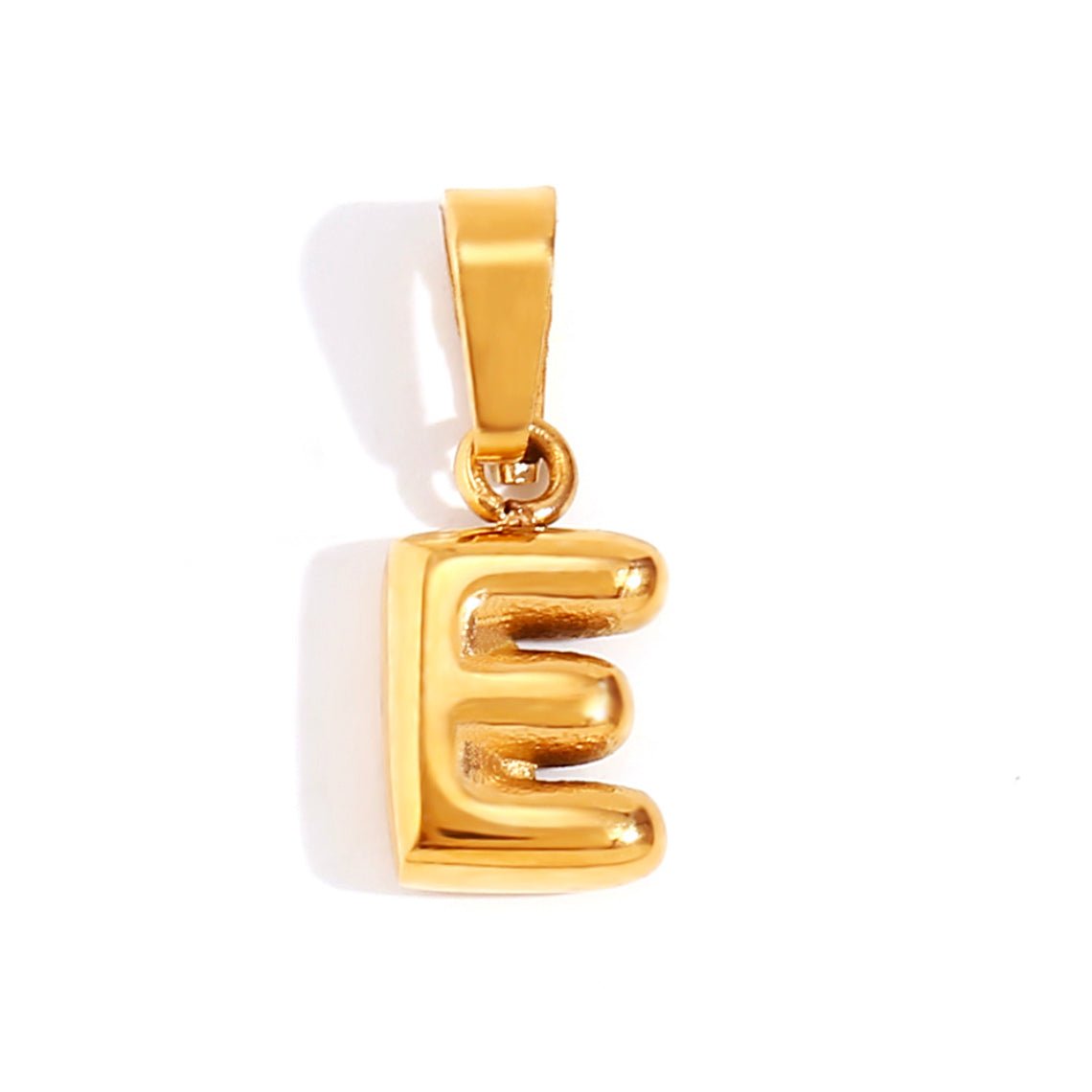 Collier chic avec lettre style bulle