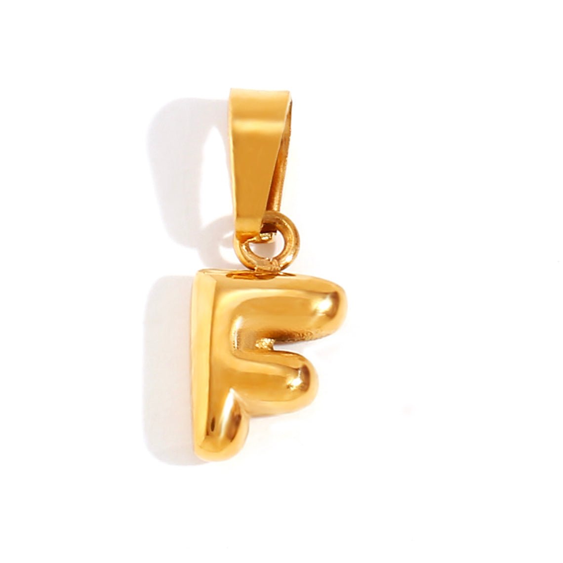 Collier chic avec lettre style bulle