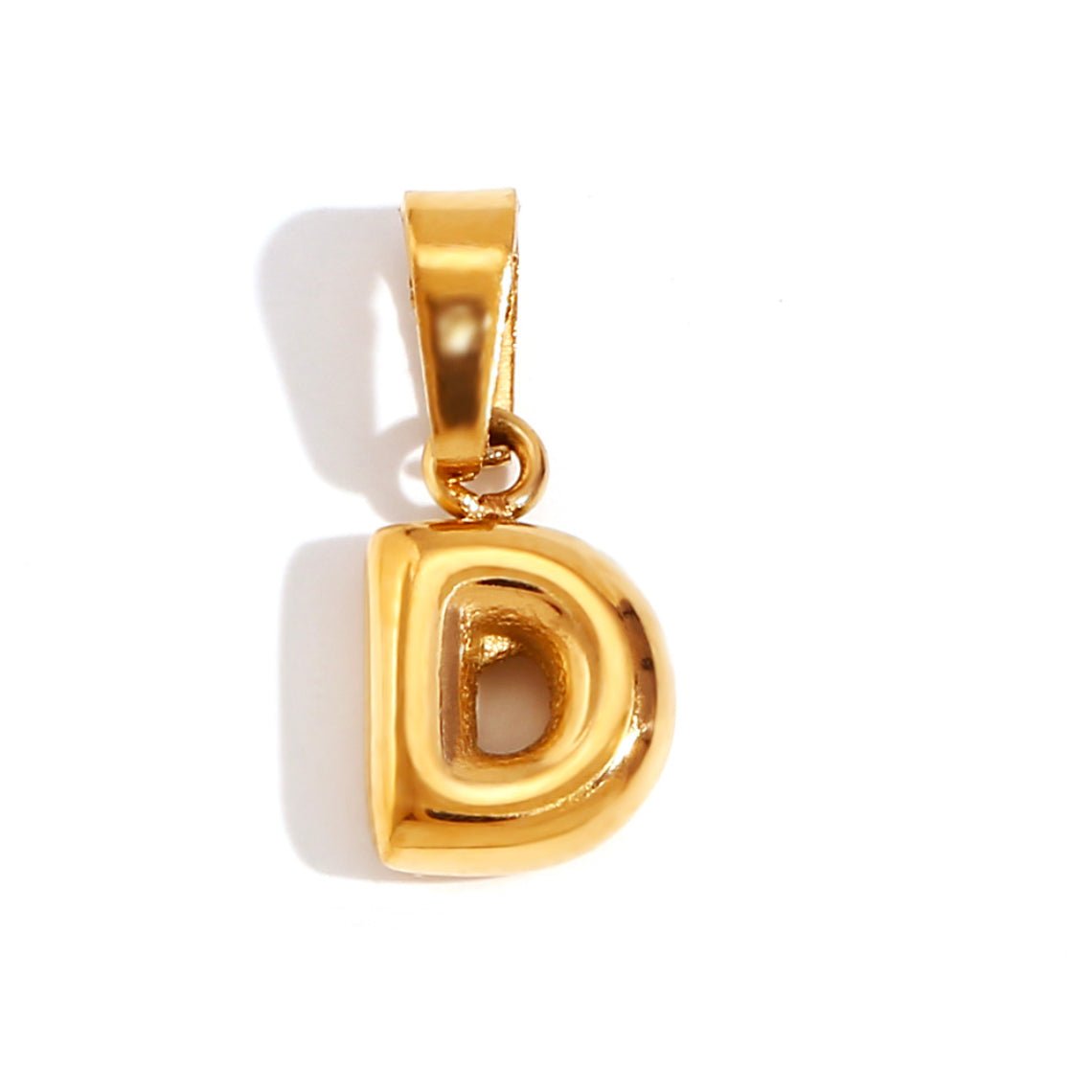 Collier chic avec lettre style bulle