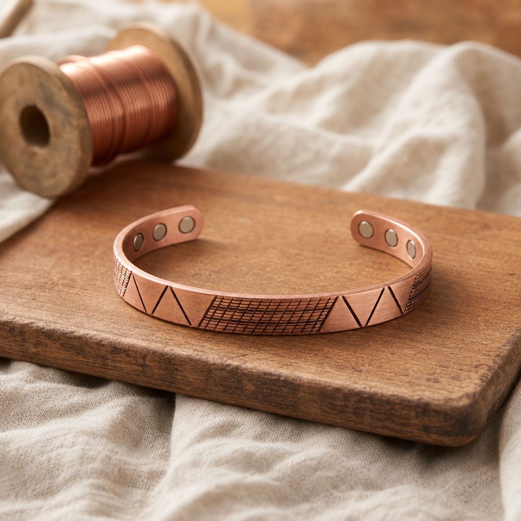 Bracelet Crest en cuivre
