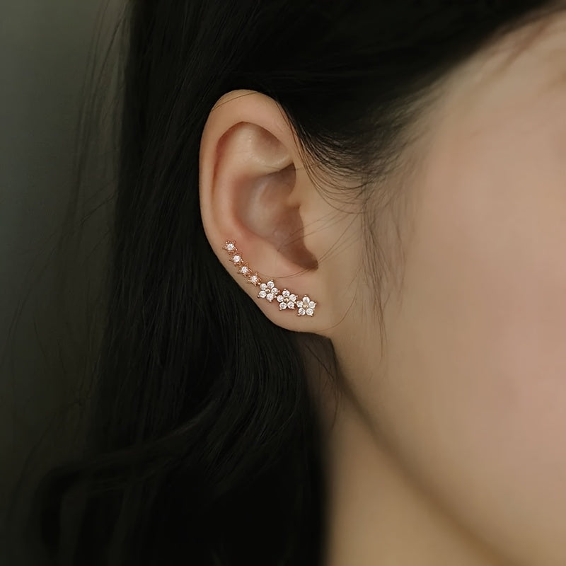 Evelyn | Boucles d'oreilles florales intemporelles