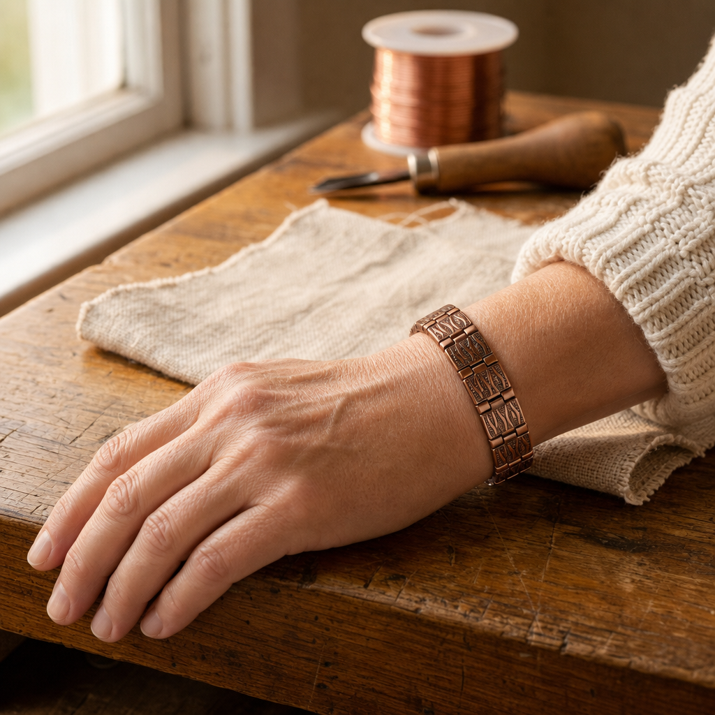 Bracelet Grit en cuivre