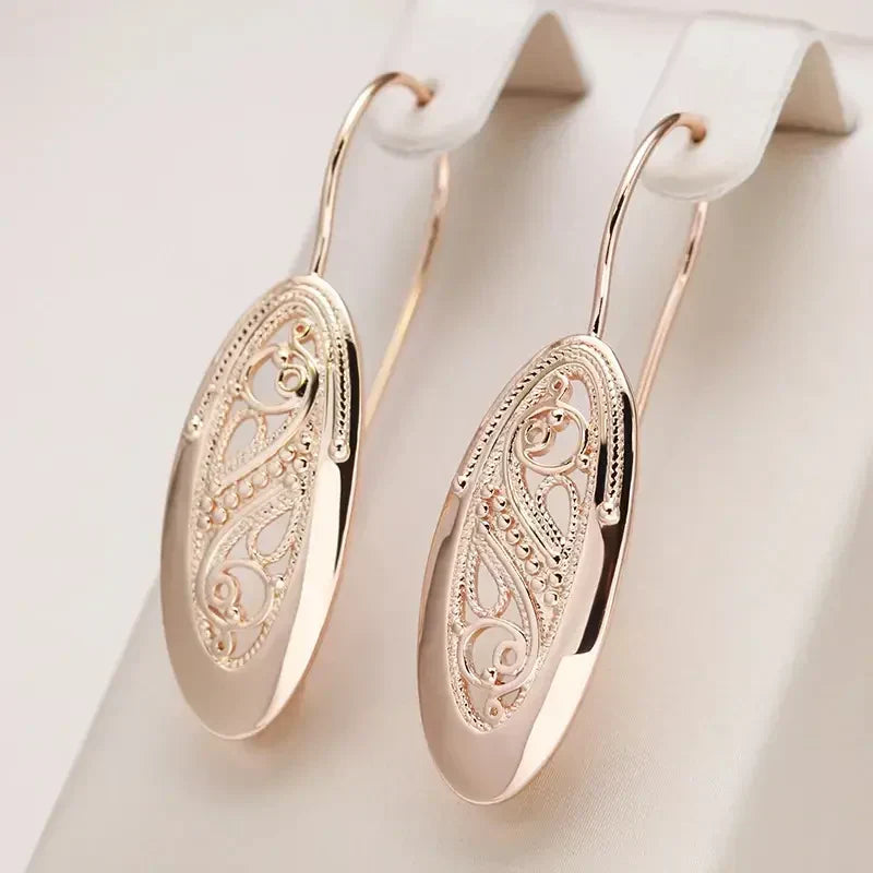 Boucles d'oreilles pendantes Opengleam | Or