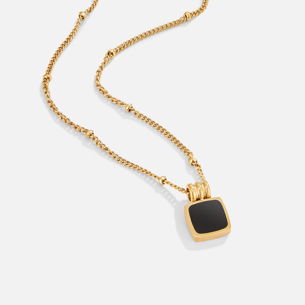 Collier élégant à double couche
