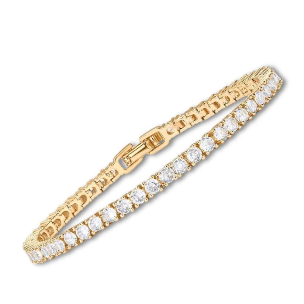 Bracelet tennis en or