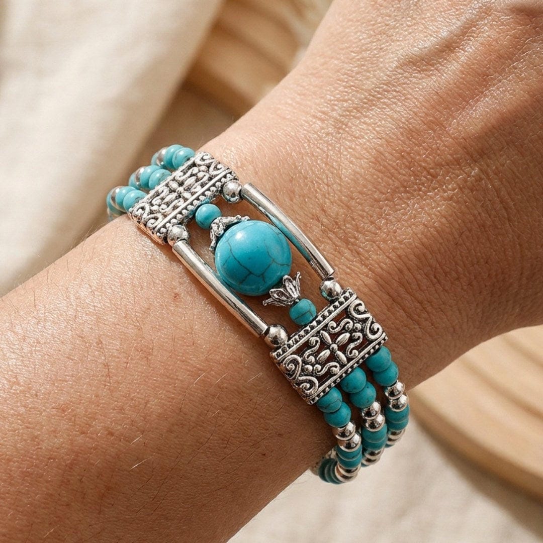Bracelet pierre turquoise