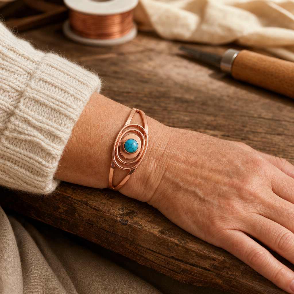 Bracelet en cuivre Sedge